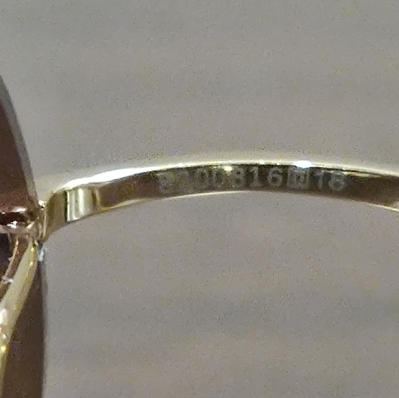 Brown Tints Double C's Frames w/ Golden Rims. - Picture 9 of 11